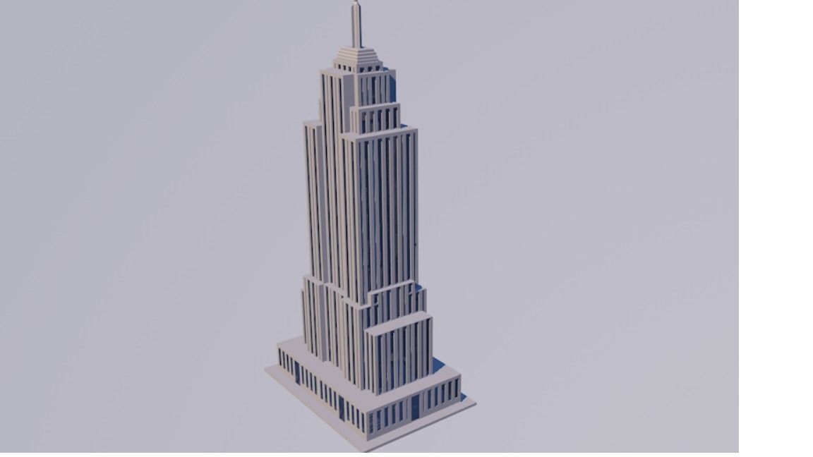 Empire State Building 3D model_1