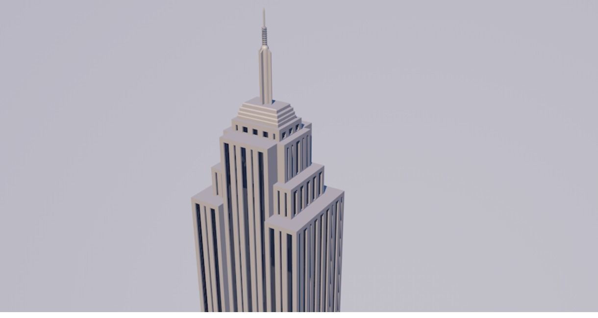 Empire State Building 3D model_4