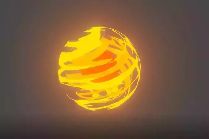 rasengan glowing ball