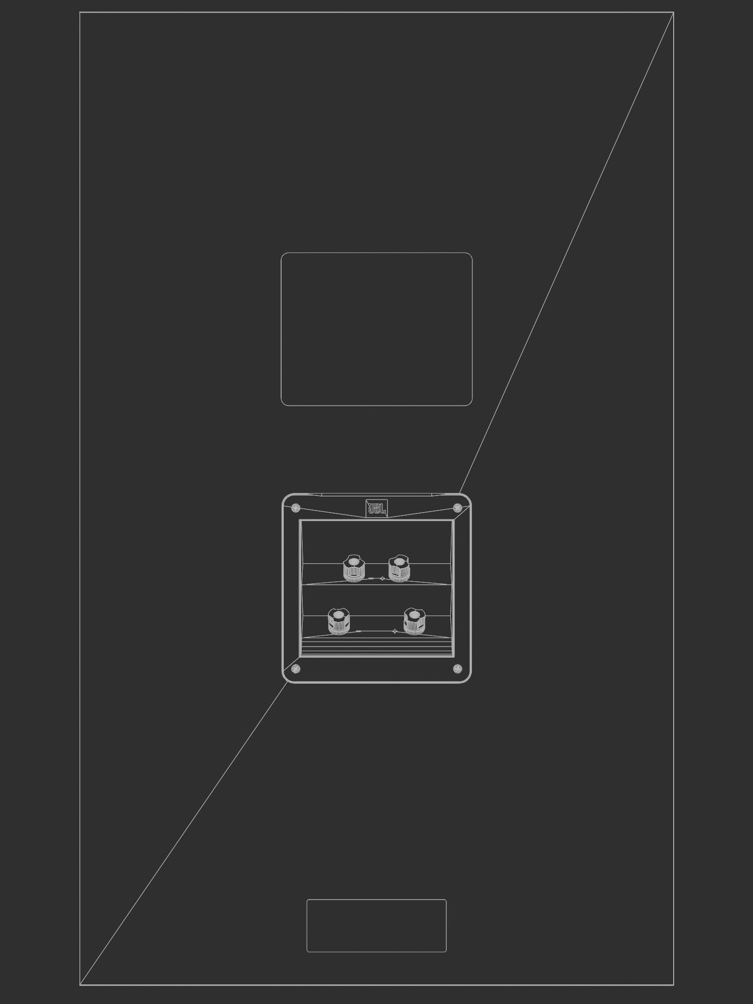 JBL L100 Classic 75th Anniversary Edition 3D model_21