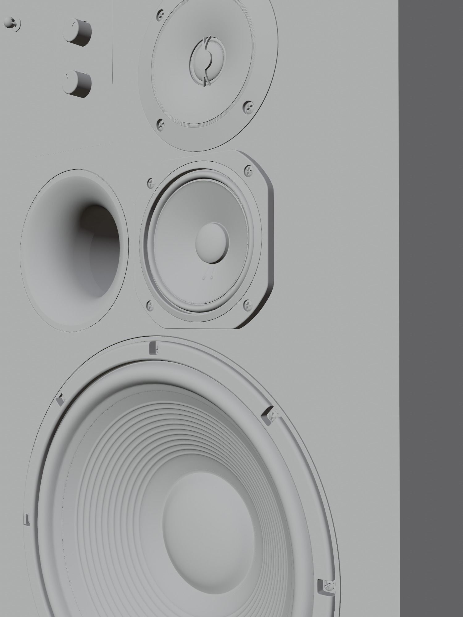 JBL L100 Classic 75th Anniversary Edition 3D model_16