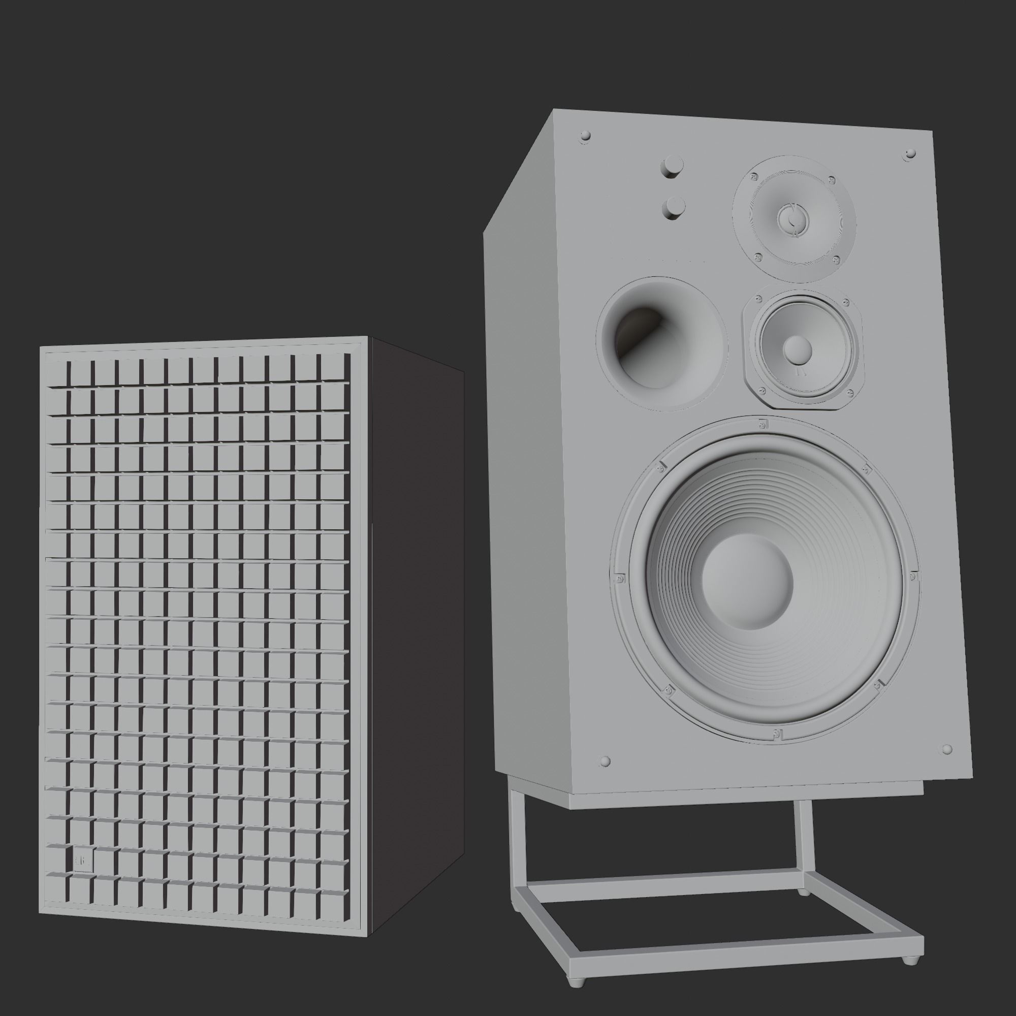 JBL L100 Classic 75th Anniversary Edition 3D model_14