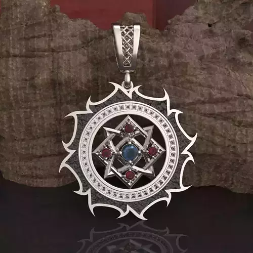 Pendant Sun 3D print model