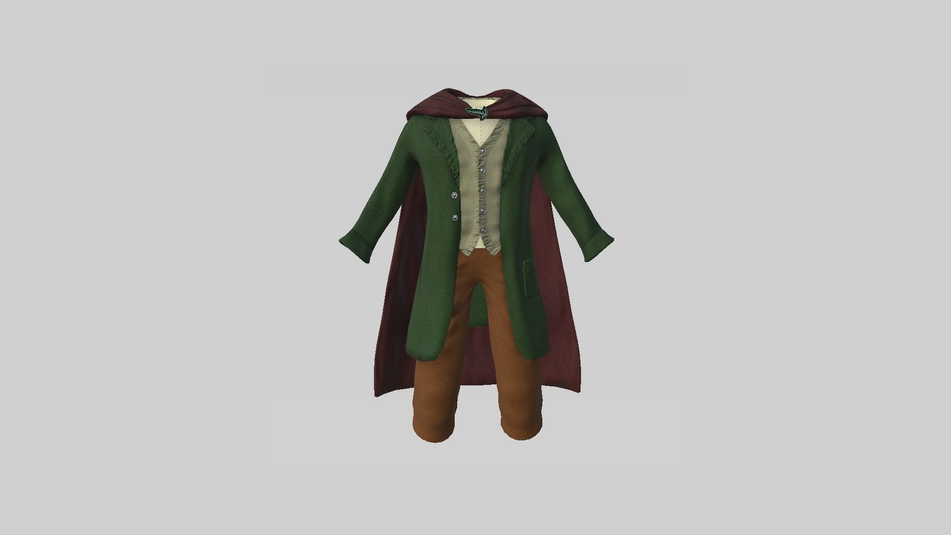 06 Hobbit Outfit Colors - Character Design Fashion 3D Model Collection_21