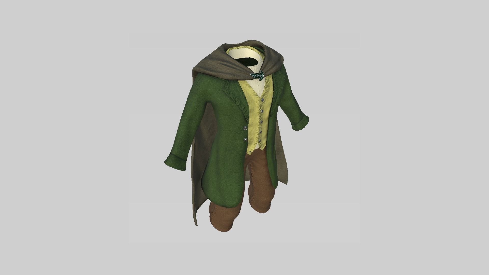 06 Hobbit Outfit Colors - Character Design Fashion 3D Model Collection_35