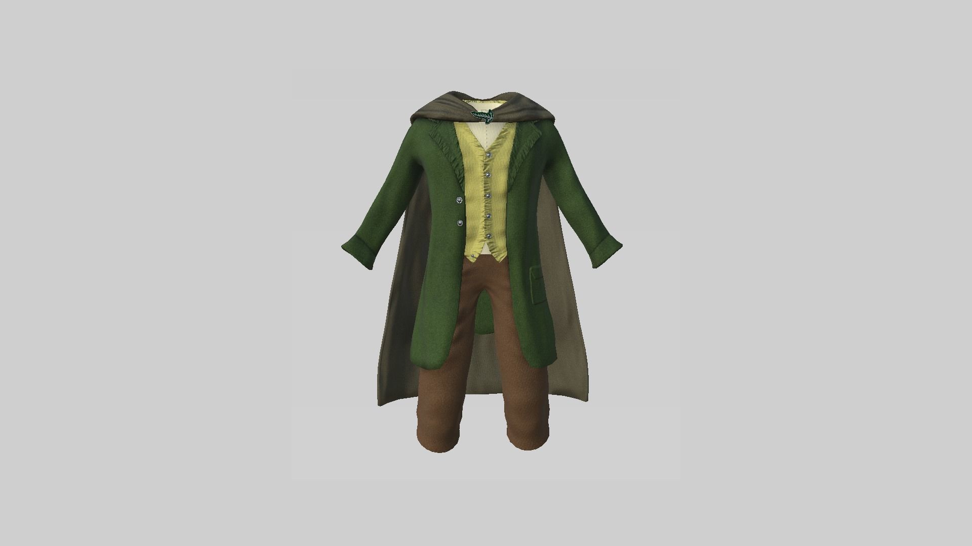 06 Hobbit Outfit Colors - Character Design Fashion 3D Model Collection_29