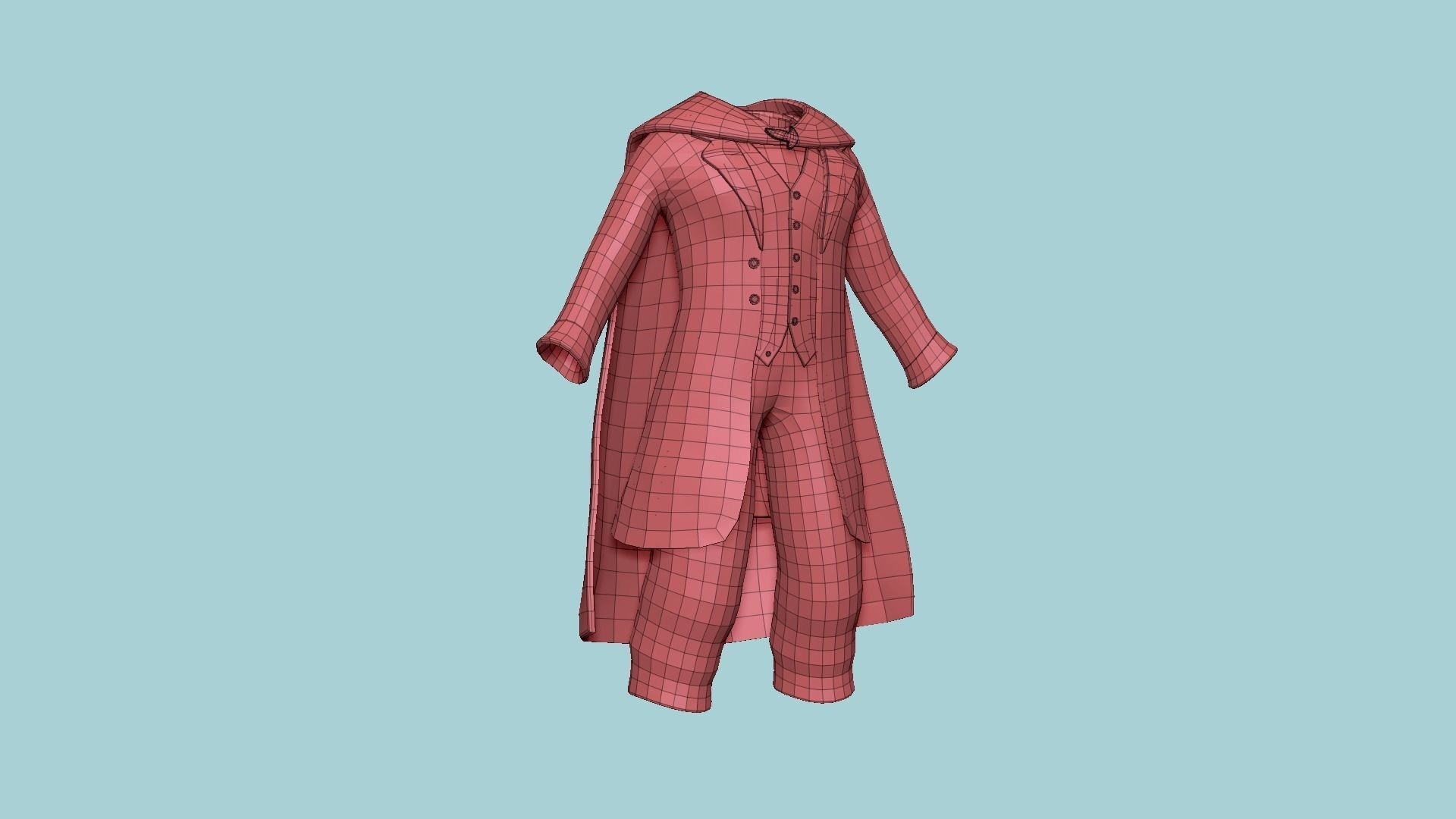 06 Hobbit Outfit Colors - Character Design Fashion 3D Model Collection_11
