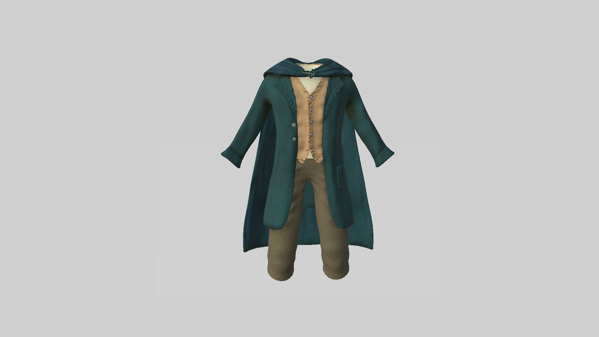 06 Hobbit Outfit Colors - Character Design Fashion 3D Model Collection_15
