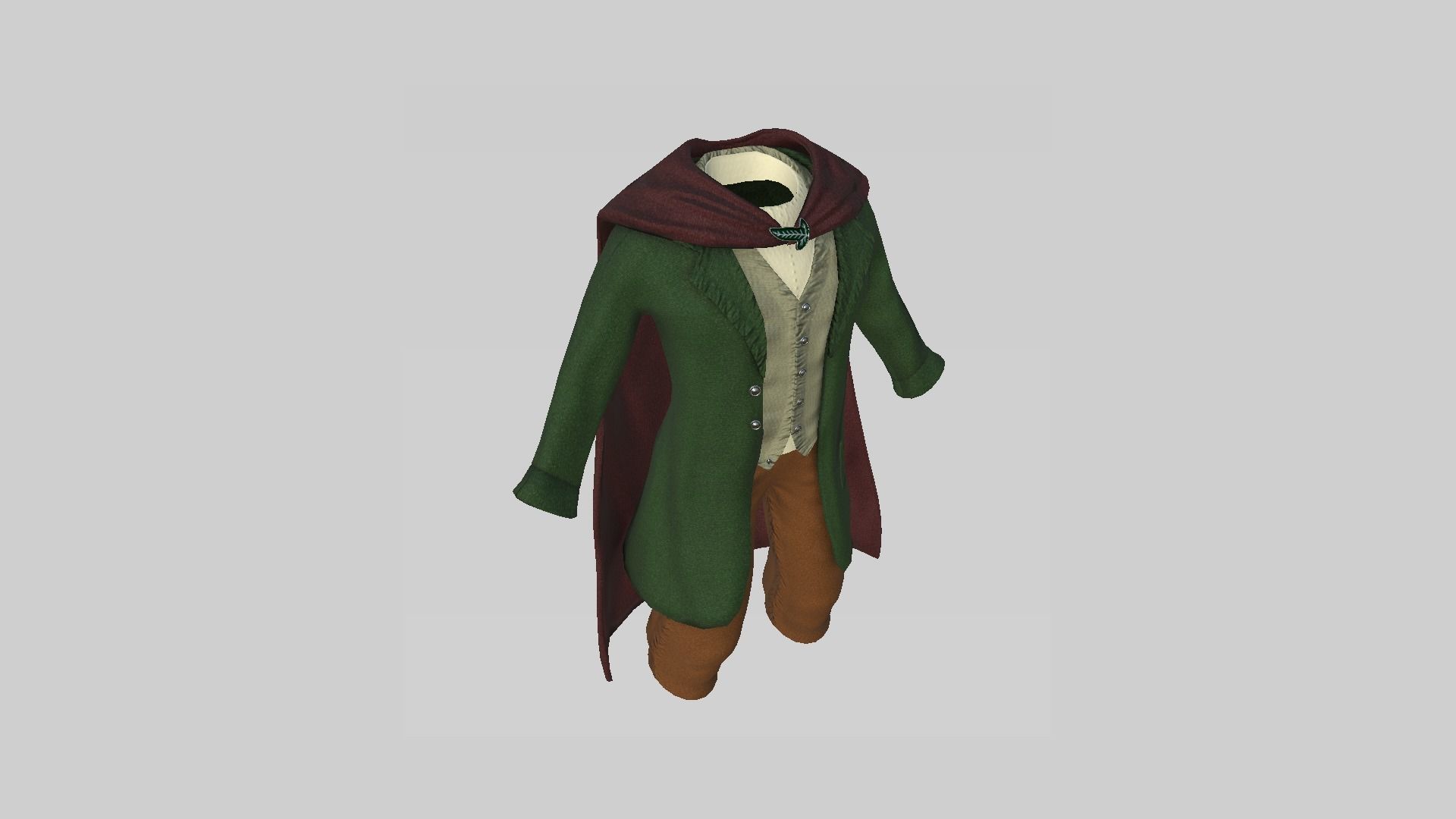 06 Hobbit Outfit Colors - Character Design Fashion 3D Model Collection_30