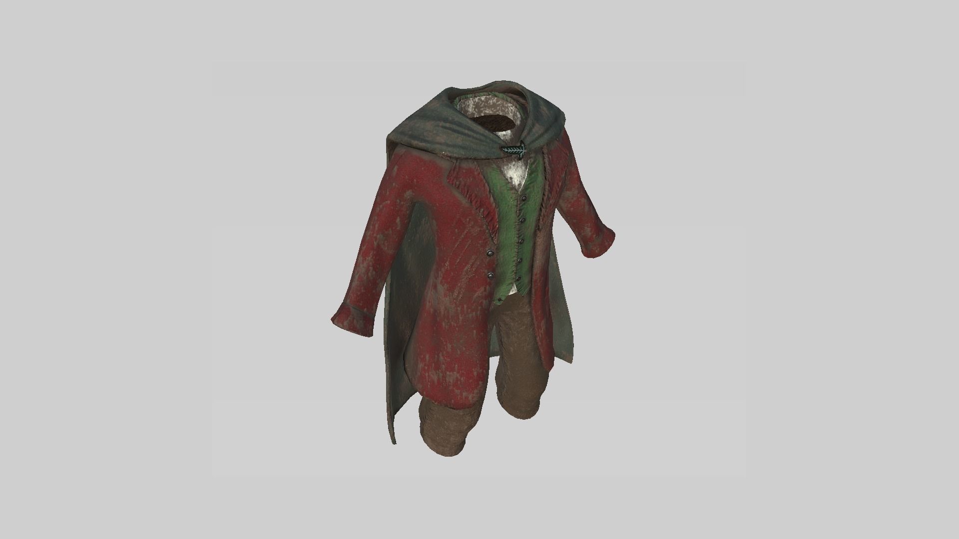 06 Hobbit Outfit Colors - Character Design Fashion 3D Model Collection_32