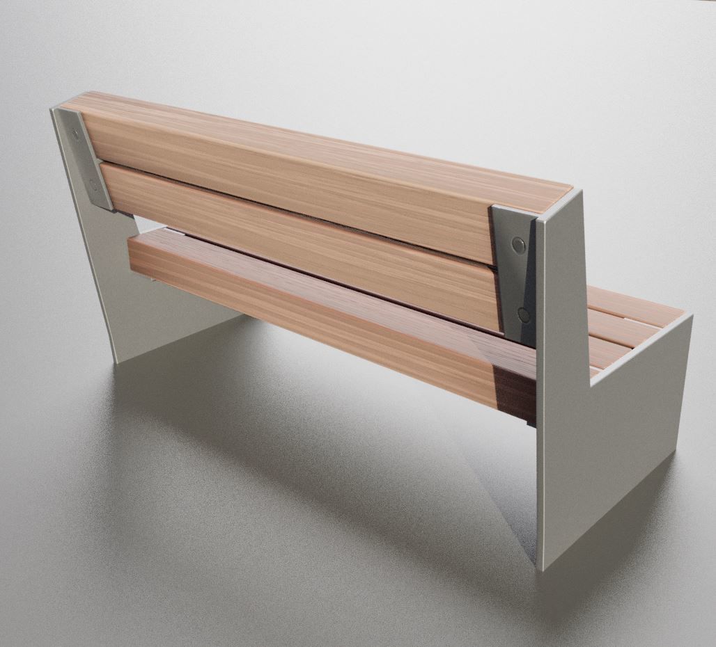 All Type 8 Park Benches 3D Model Collection_44