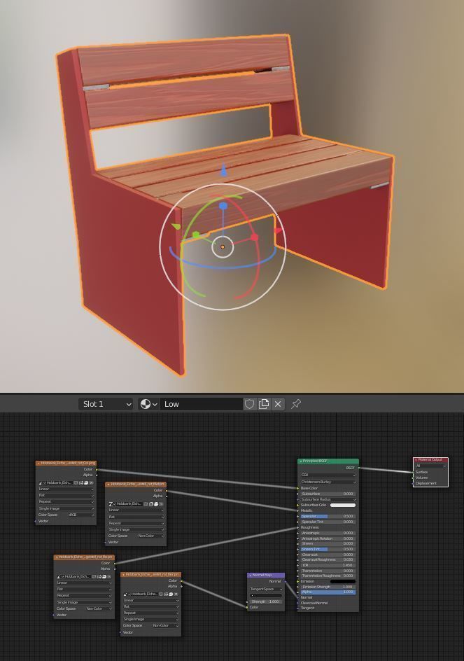 All Type 8 Park Benches 3D Model Collection_82