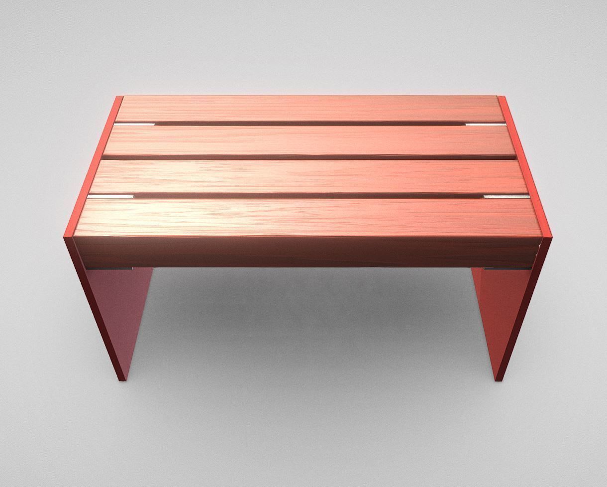 All Type 8 Park Benches 3D Model Collection_76