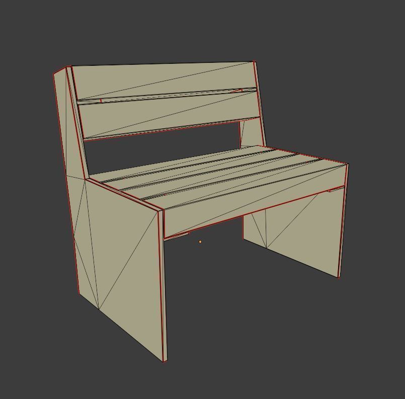 All Type 8 Park Benches 3D Model Collection_81
