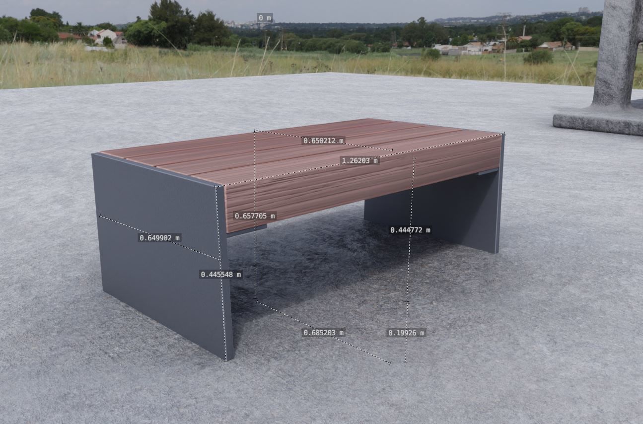 All Type 8 Park Benches 3D Model Collection_31