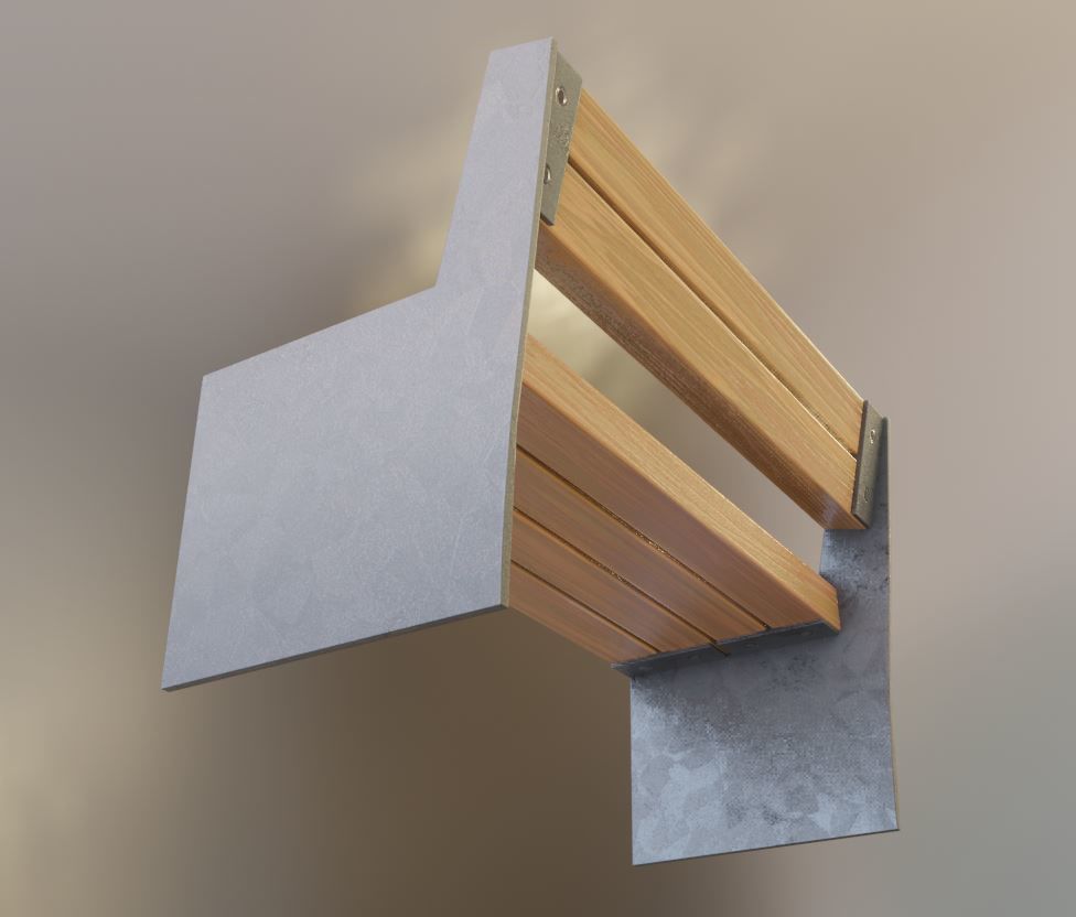 All Type 8 Park Benches 3D Model Collection_102