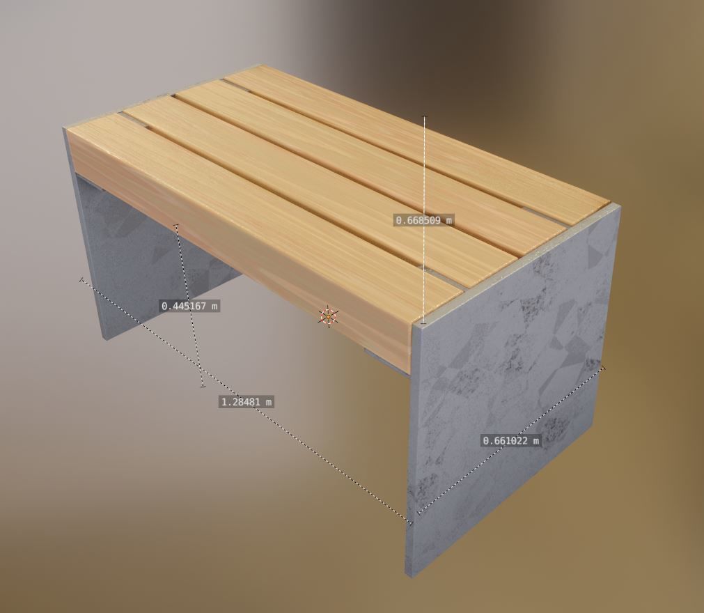 All Type 8 Park Benches 3D Model Collection_139