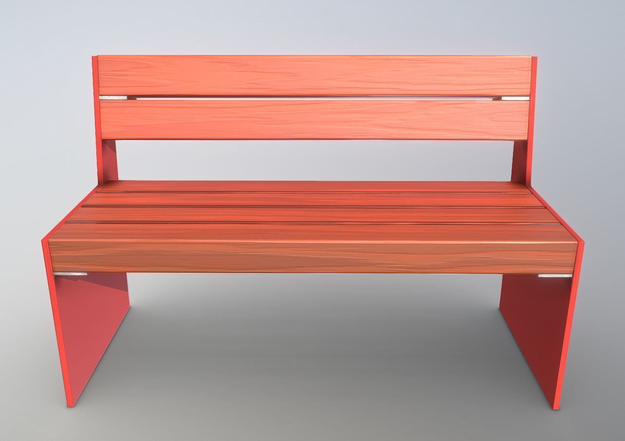 All Type 8 Park Benches 3D Model Collection_130