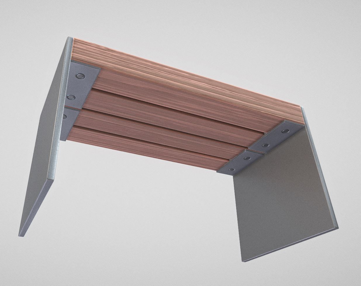 All Type 8 Park Benches 3D Model Collection_29