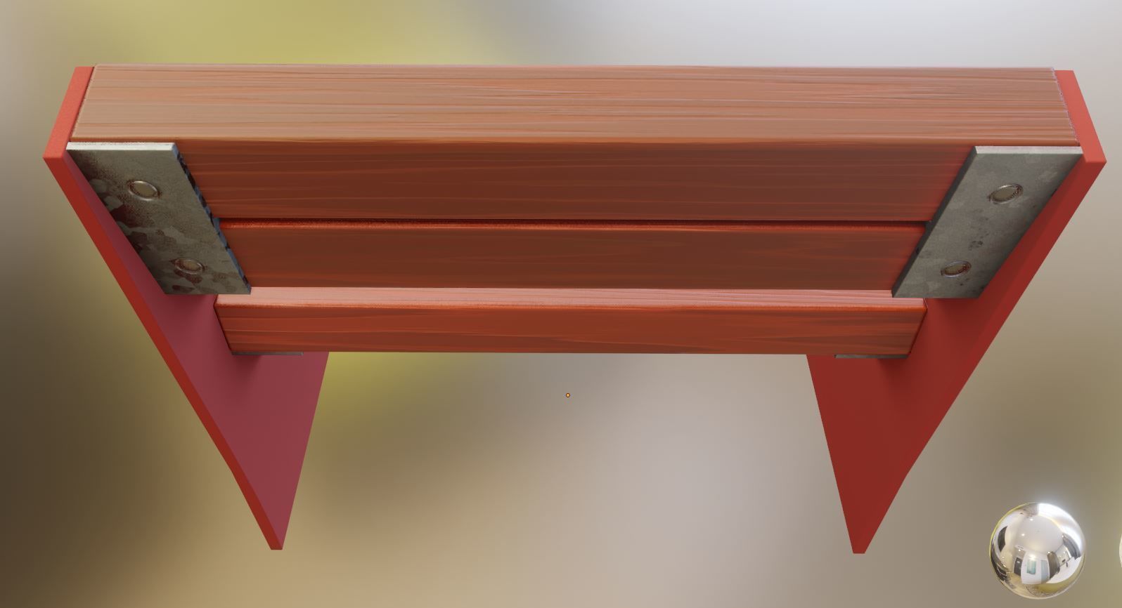 All Type 8 Park Benches 3D Model Collection_86