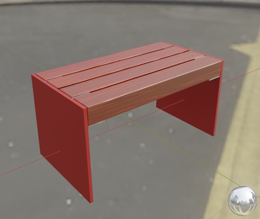 All Type 8 Park Benches 3D Model Collection_65