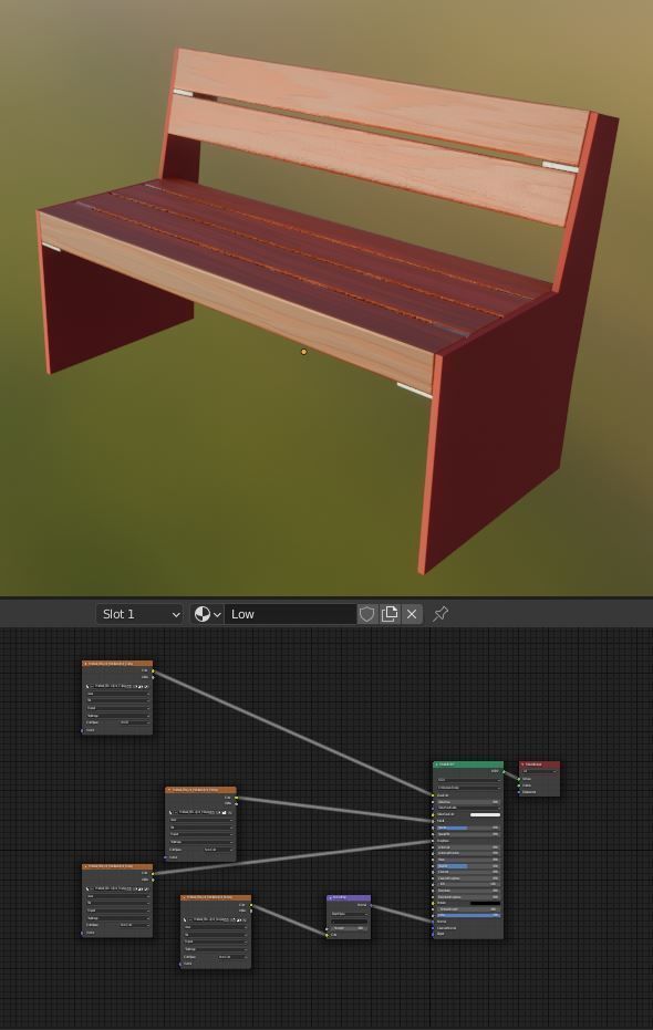 All Type 8 Park Benches 3D Model Collection_123