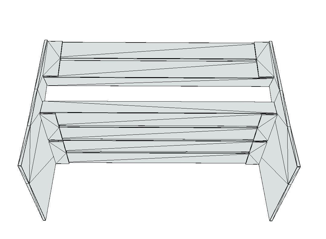 All Type 8 Park Benches 3D Model Collection_159