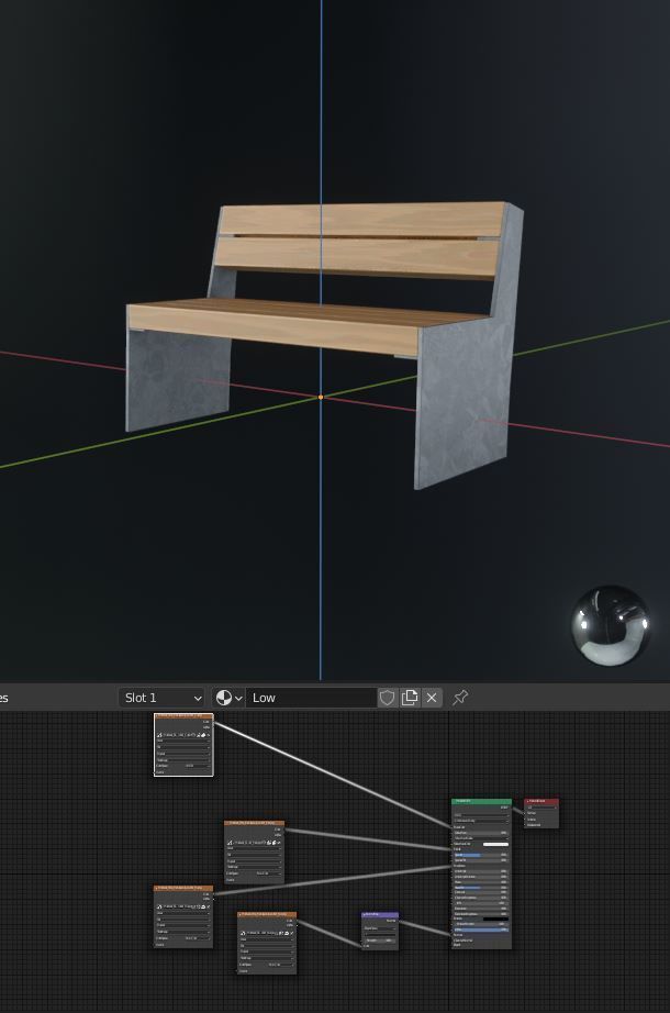 All Type 8 Park Benches 3D Model Collection_110