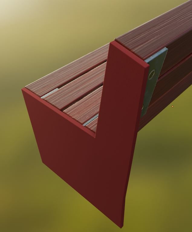 All Type 8 Park Benches 3D Model Collection_122