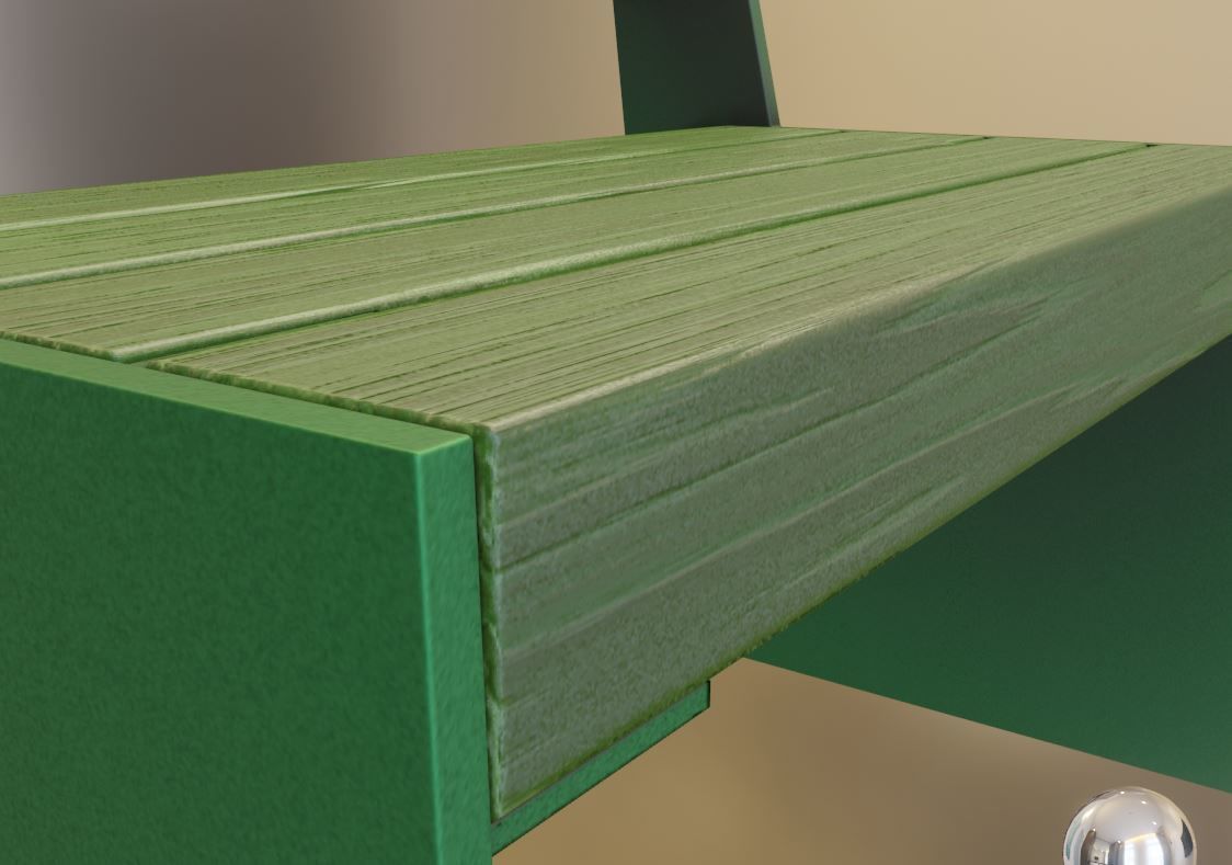 All Type 8 Park Benches 3D Model Collection_166