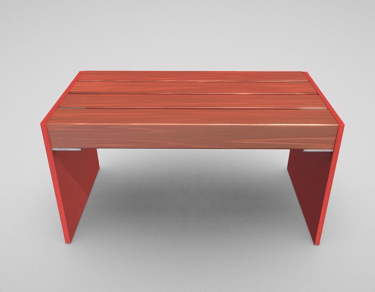 All Type 8 Park Benches 3D Model Collection_73