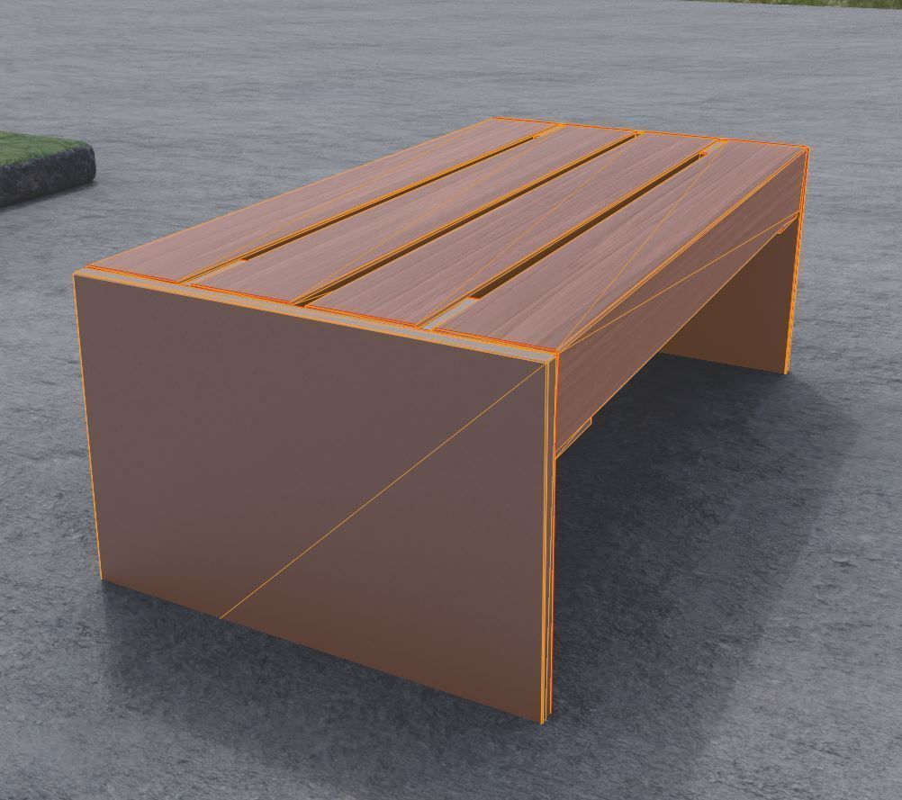All Type 8 Park Benches 3D Model Collection_13