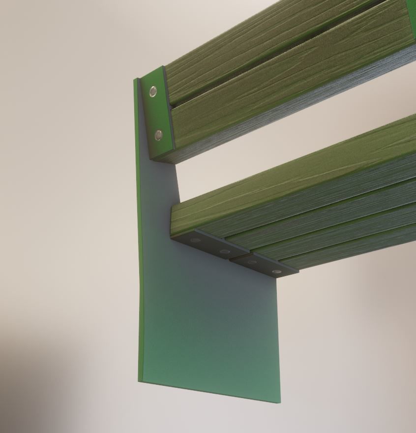 All Type 8 Park Benches 3D Model Collection_162