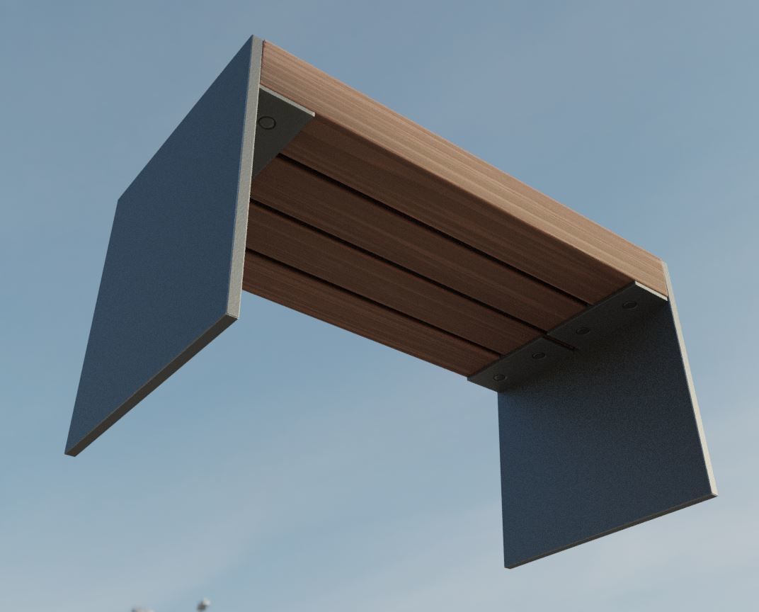 All Type 8 Park Benches 3D Model Collection_14