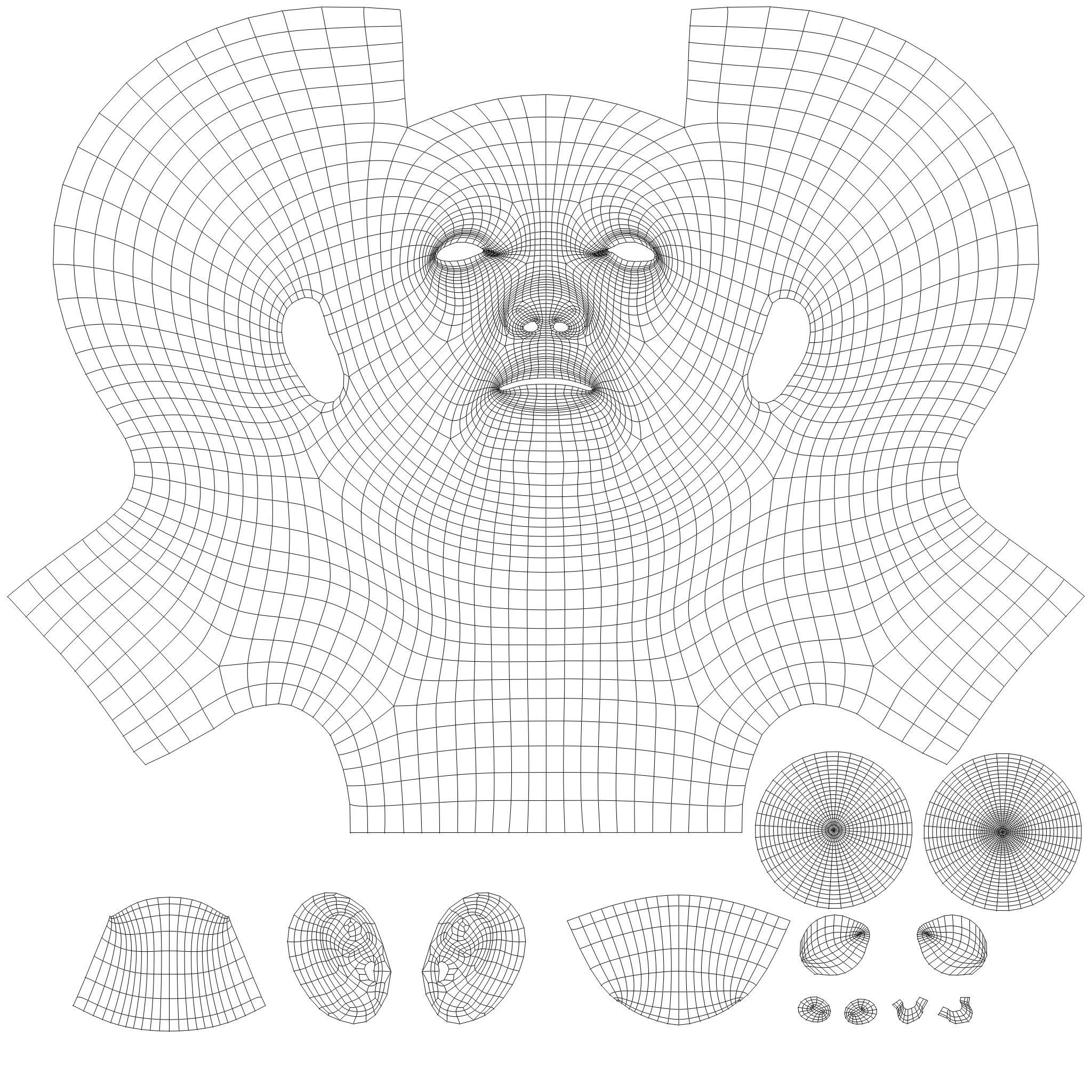 Head boy child 3D model_8