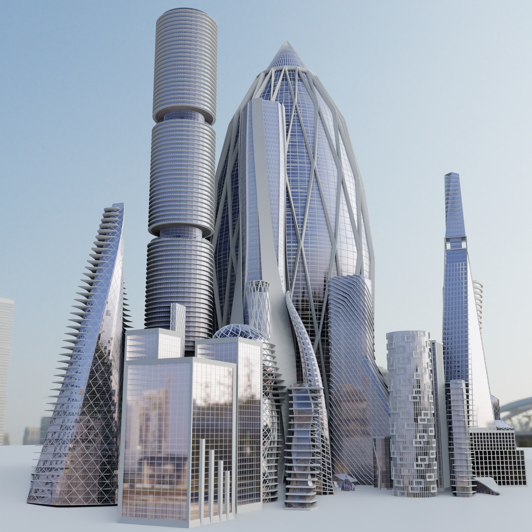 Future City 3D model_7