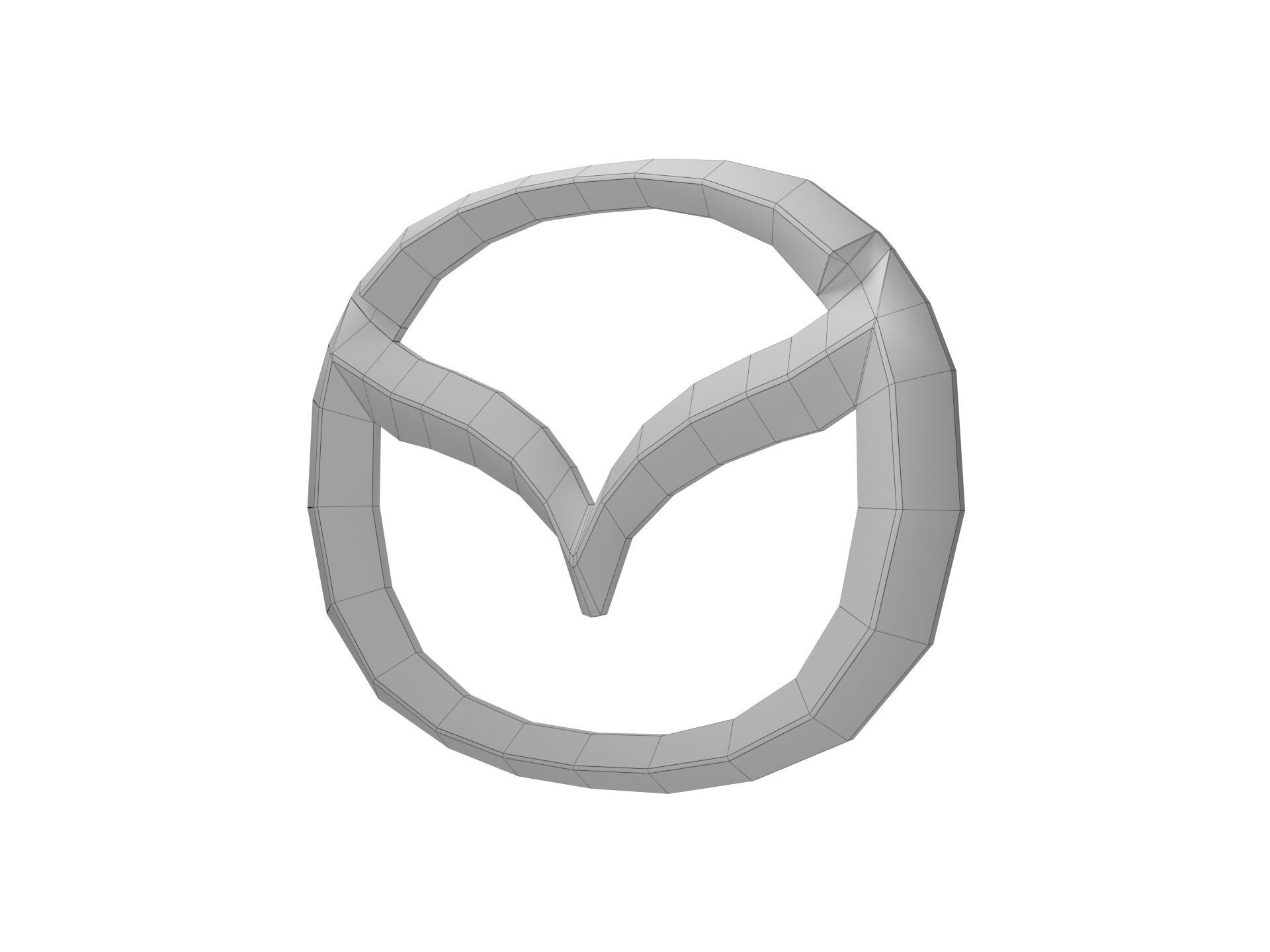 Mazda Logo  3D print model_6