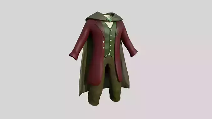 Hobbit Outfit 07 Cartoon - Character Design Fashion