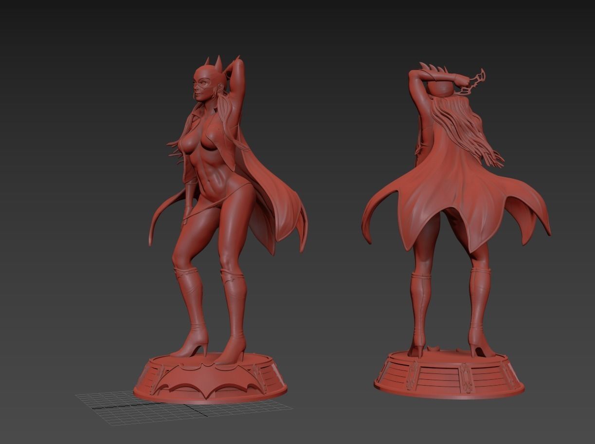 3Dprintstores Bat girl sexy hot 3d print model 3D print model_4