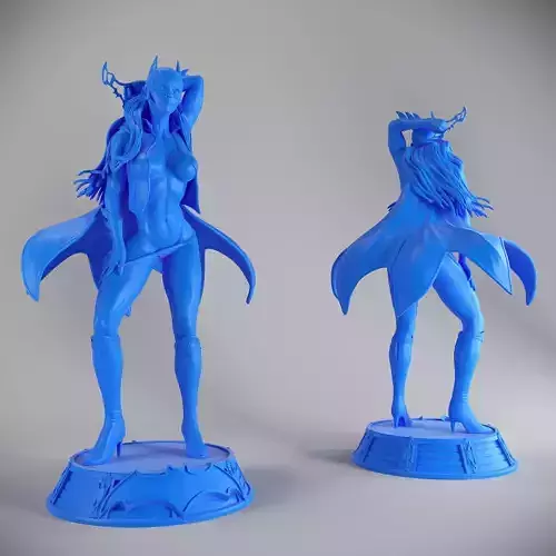 3Dprintstores Bat girl sexy hot 3d print model 