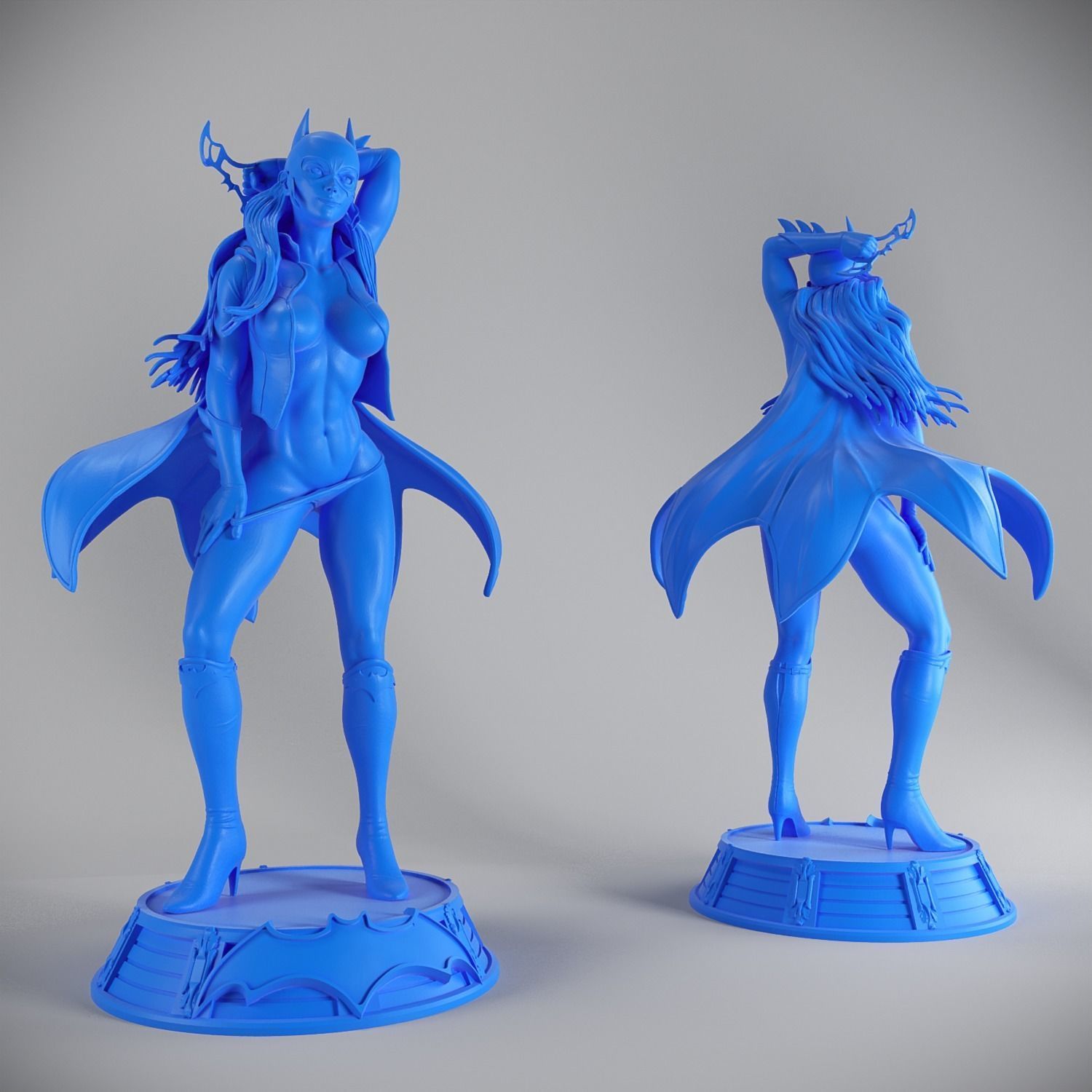 3Dprintstores Bat girl sexy hot 3d print model 3D print model_10