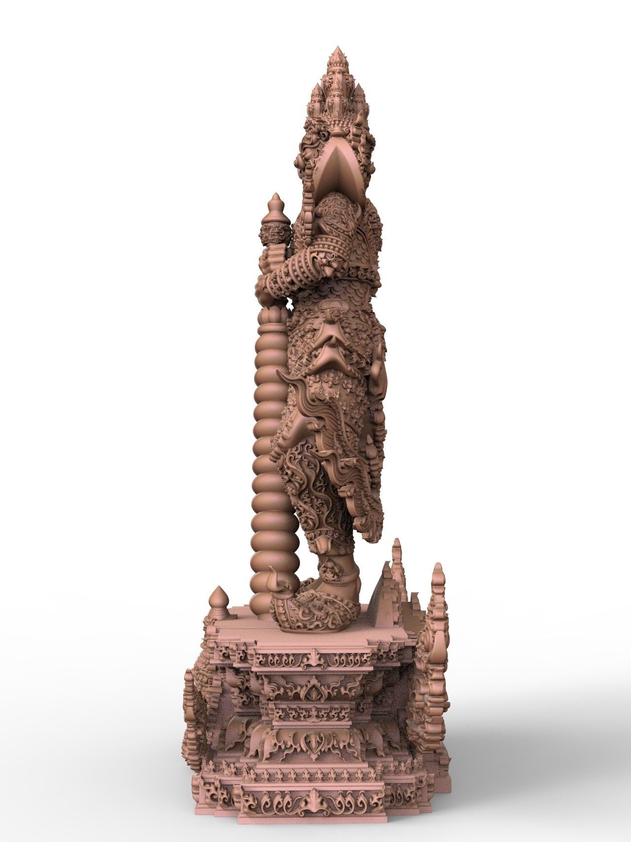 Tao Wessuwan Vol-02 Thai Art for  3D print model 3D print model_4