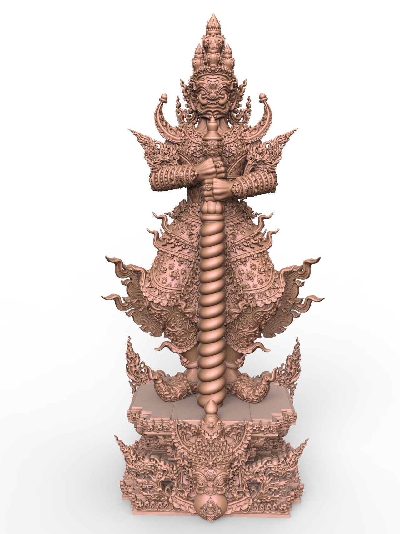 Tao Wessuwan Vol-02 Thai Art for  3D print model 3D print model_1