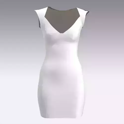 DRESS WHITE MINI DRESS STYLE LOOK