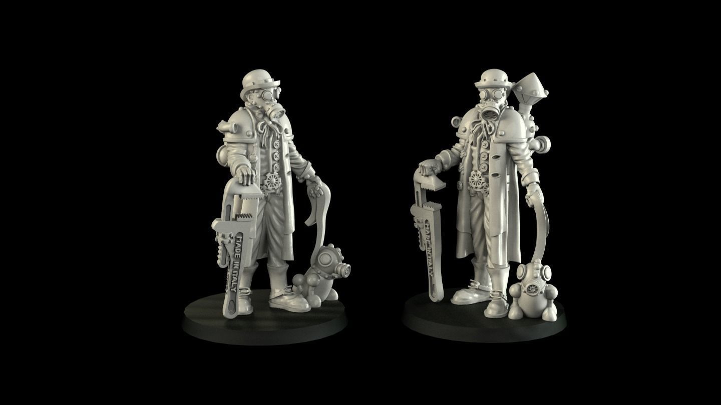 Steam Citizen 3D print model_5