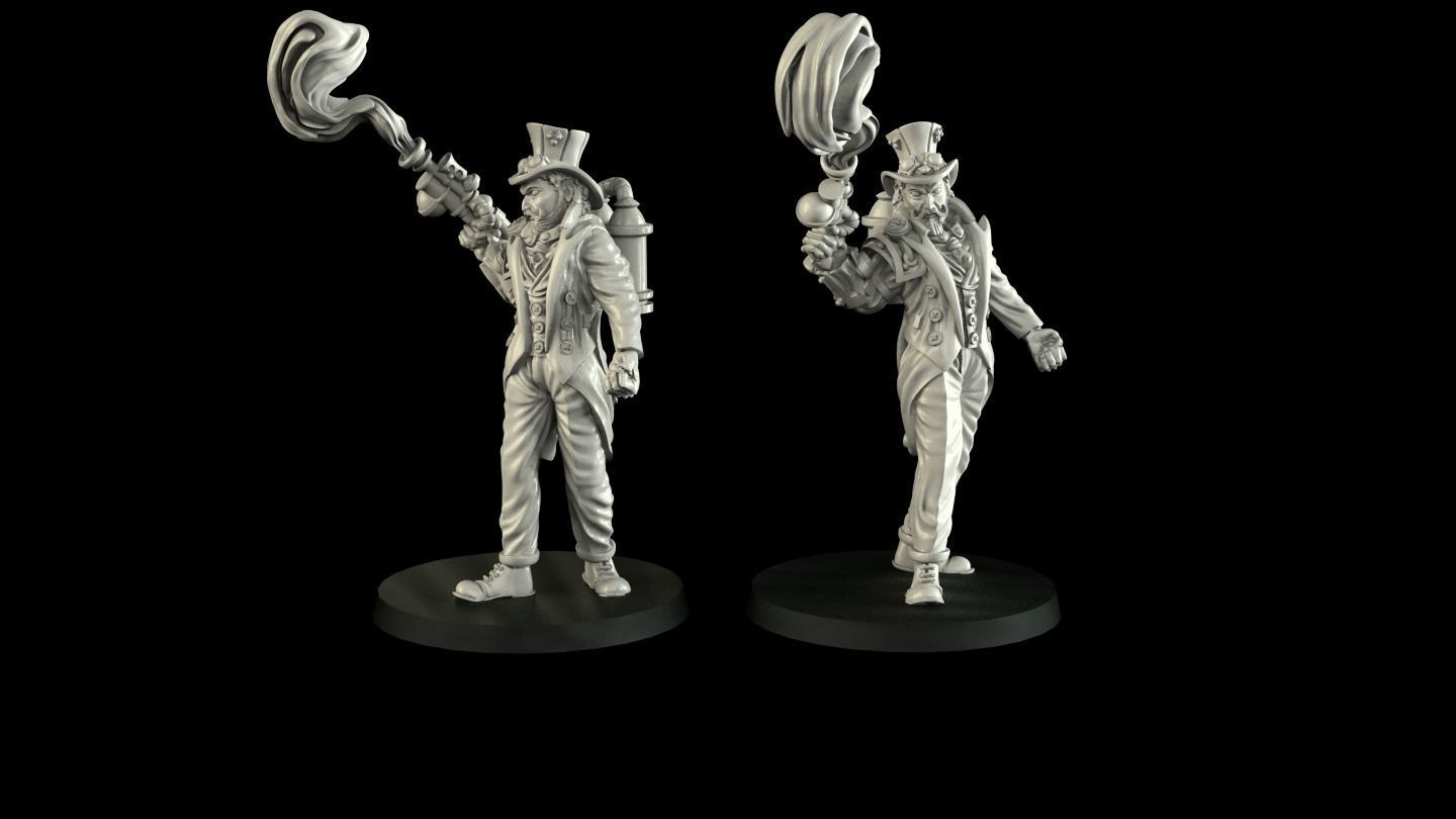 Steam Citizen 3D print model_2