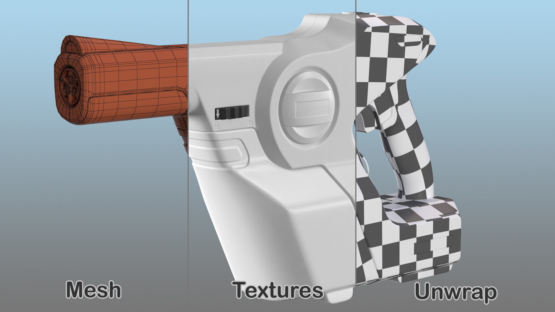 Electrostatic Disinfectant Sprayer Gun 3D model_12