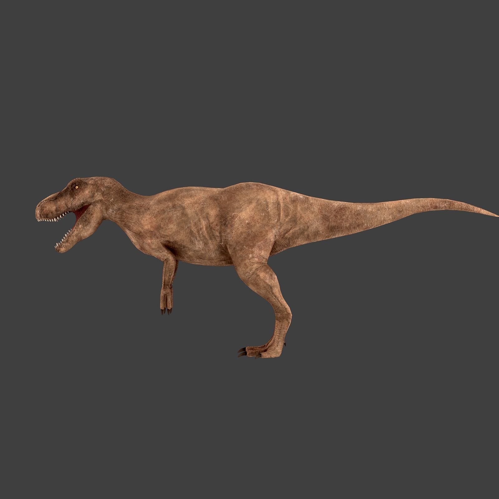 T-Rex Low-poly 3D model_3