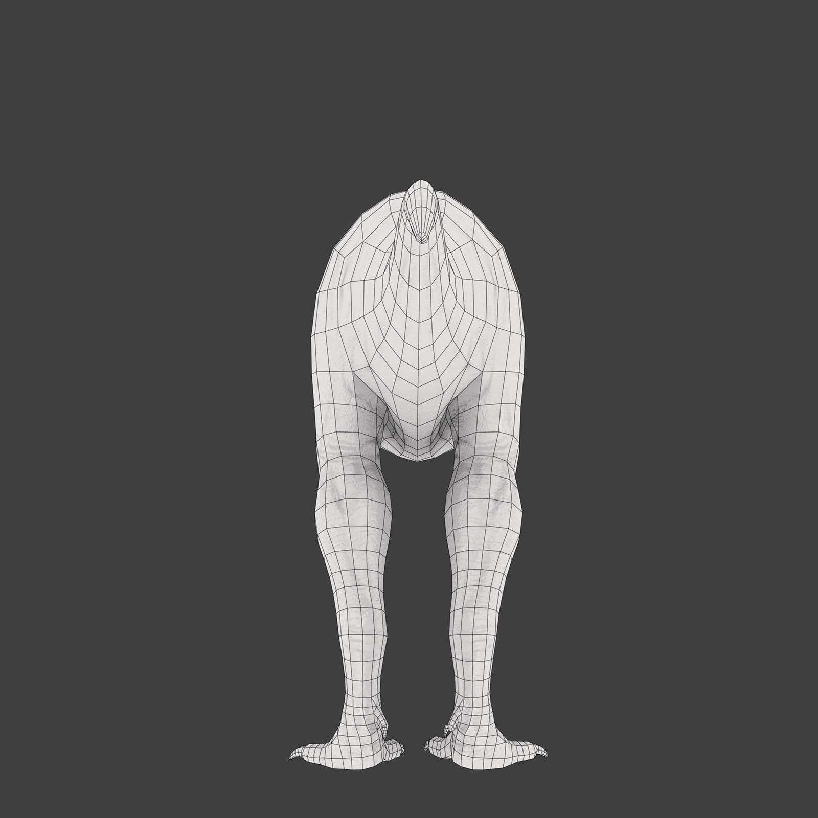 T-Rex Low-poly 3D model_10