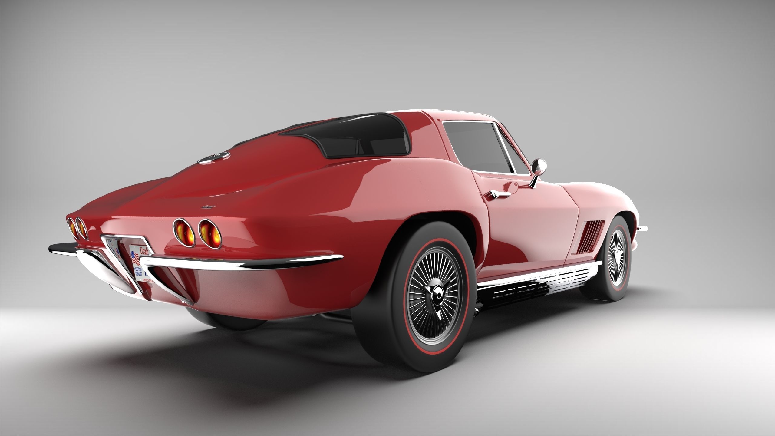 1967 Corvette Stingray 3D model_1